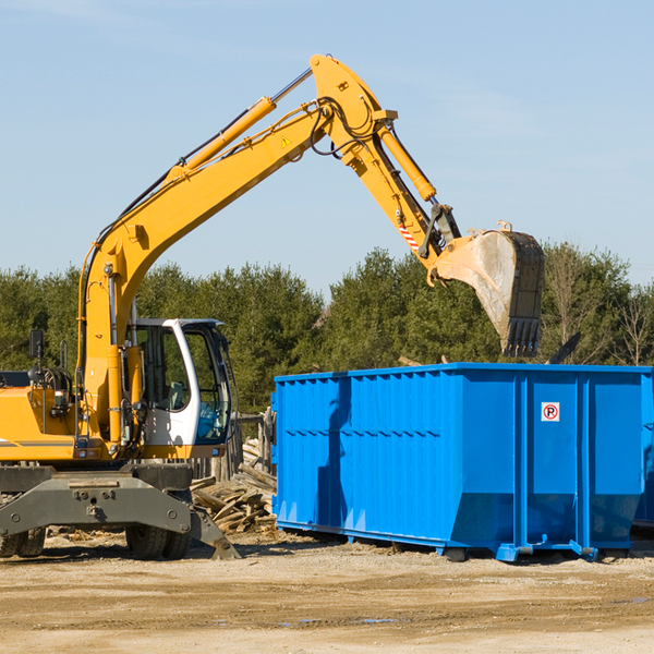 what kind of customer support is available for residential dumpster rentals in Hiawatha